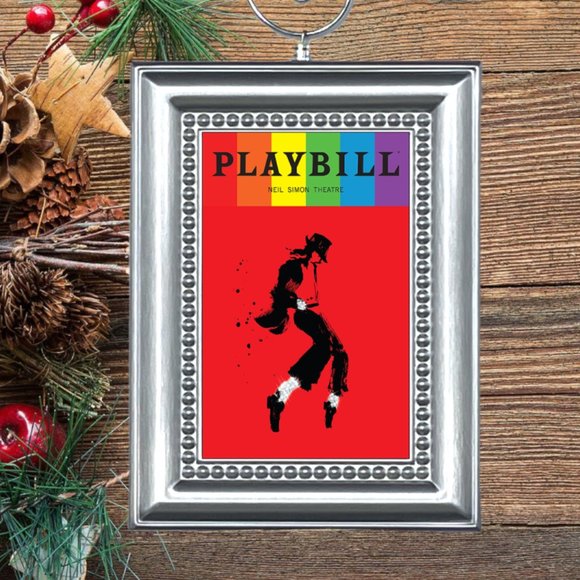 MJ The Musical Broadway Musical Playbill Christmas Tree Ornament‎ - Picture 1 of 3